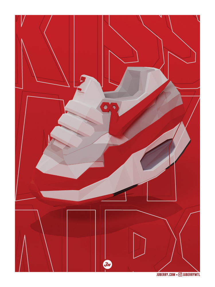 Air Max 1 3.0 print by Juberry | Judyna Pres